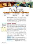 War and Expansion in the United States