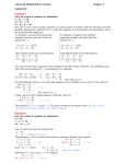 Advanced Mathematical Concepts Extra Examples