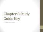 Chapter 8 Study Guide Key