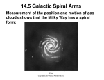 14.5 Galactic Spiral Arms