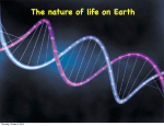 The nature of life on Earth