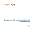 Teradata Aster Big Analytics Appliance 3H