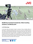 Redefining Local Sports Production, Video Coaching
