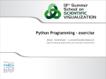 Python Programming - exercise