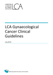 LCA | Gynaecological Cancer Clinical Guidelines