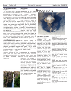 Geography - Makemynewspaper