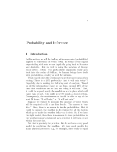 Probability and Inference