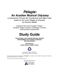 Pélagie: An Acadian Musical Odyssey