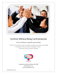 Confront Without Being Confrontational