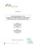 Marginal Effective Tax Rates (METR)