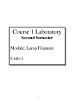 Course 1 Laboratory