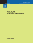 PAYA KUNA - SIL International