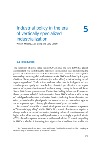 Industrial policy in the era of vertically specialized industrialization