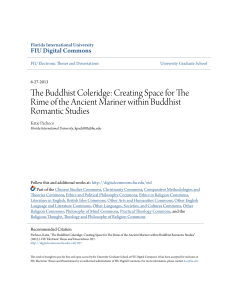 The Buddhist Coleridge: Creating Space for The Rime of the Ancient