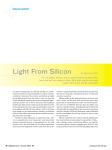 Light From Silicon