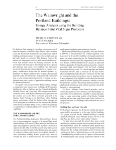 The Wainwright and the Portland Buildings: