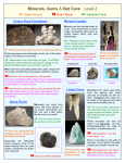 Minerals. Gems and Bat Cave answer guide ELEM