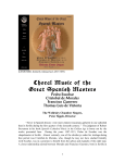 Choral Music of the Great Spanish Masters