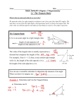 2.1 The Tangent Ratio notes key