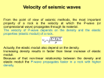 Diffraction of seismic waves
