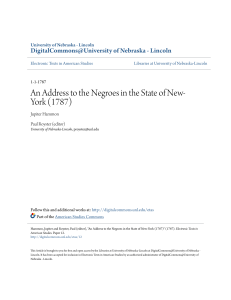 An Address to the Negroes in the State of New