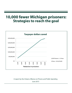 Report: 10000 Fewer Michigan Prisoners