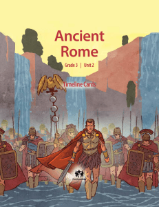 G3, U2 Ancient Rome Timeline