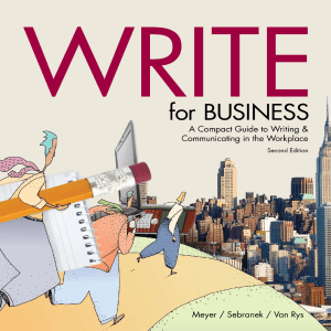 Write for Business Sample