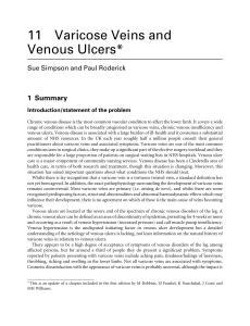 Varicose veins - University of Birmingham