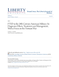 PTSD in the 20th Century American Military: Its Diagnosis, Effects