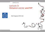 Lecture 3: Distance-vector and RIP