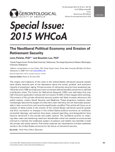 Special Issue: 2015 WHCoA - Oxford Academic