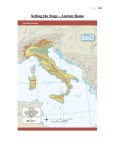 Chapter 32 – Geography and the Early Development of Rome