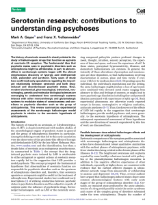 Serotonin research: contributions to understanding psychoses