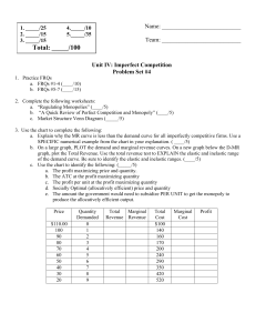 MICRO Unit 4 Problem Set