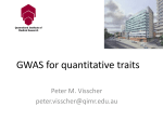 GWAS for quantitative traits