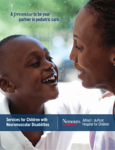 CP Brochure  - Nemours Children`s Health System