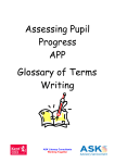 to view our glossary of terms for writing