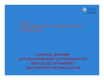 r.kavitha, m.pharm lecturer,department of