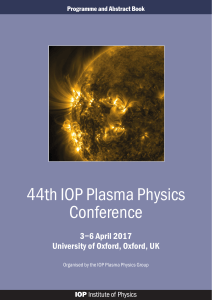 Abstract book - 44th IOP Plasma Physics Conference