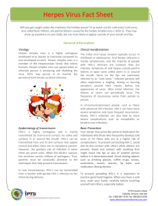 herpes simplex virus 1