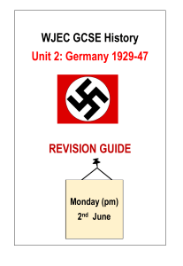 Germany 1929-47 - Information for Parents