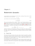 Chapter 3: Relativistic dynamics
