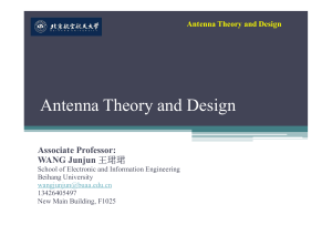 Antenna Theory and Design