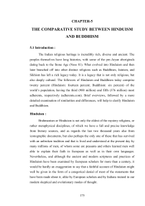 chapter-5 the comparative study between hinduism and buddhism