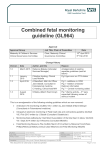 Combined fetal monitoring guideline (GL964)