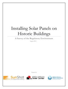 Installing Solar Panels on Historic Buildings