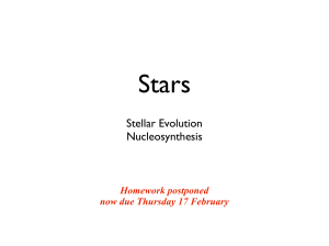 Stellar Evolution Nucleosynthesis