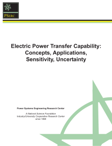 Electric Power Transfer Capability