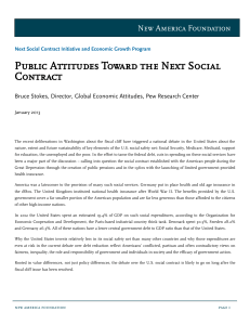 Public Attitudes Toward the Next Social Contract